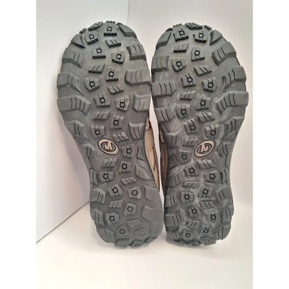 Merrell Kids Moab 2 Low Lace Hiking Sneaker  Durable Leather Textile Mesh Rubber